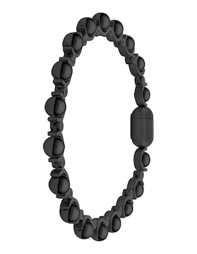 Pulsera Joyerías Bizzarro de acero con acabado brillante