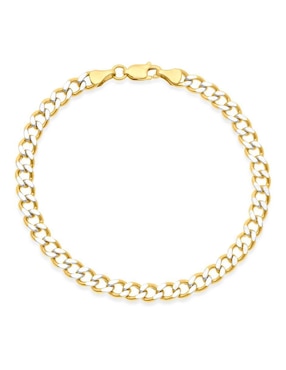 Pulsera Joyerías Bizzarro de oro 14 k con acabado brillante