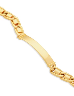 Pulsera Joyerías Bizzarro de oro 14 k con acabado brillante