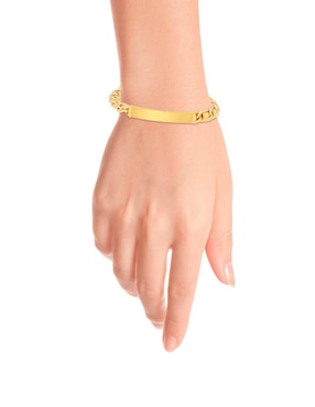 Pulsera Joyerías Bizzarro de oro 14 k con acabado brillante