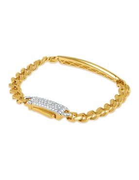 Pulsera Joyerías Bizzarro de oro amarillo 14 K con acabado brillante