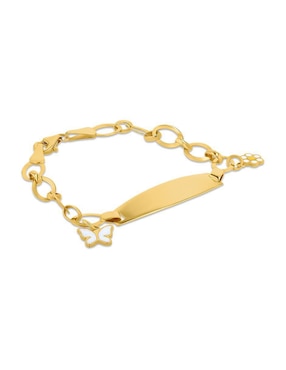 Pulsera Joyerías Bizzarro de oro amarillo 14 K con acabado brillante