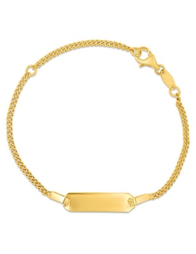 Pulsera Joyerías Bizzarro de oro amarillo 14 K con acabado brillante