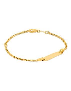Pulsera Joyerías Bizzarro de oro amarillo 14 K con acabado brillante