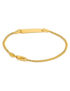 Pulsera Joyerías Bizzarro de oro amarillo 14 K con acabado brillante