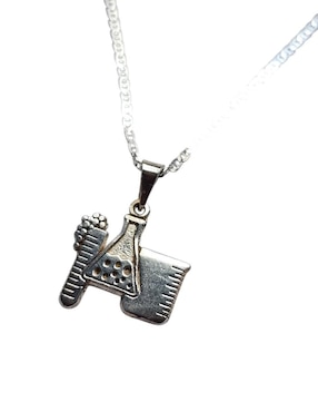 Collar con dije Limerence By Claudia Herrera Quimica de plata P 925