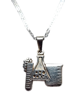 Collar con dije Limerence By Claudia Herrera Quimica de plata P 925