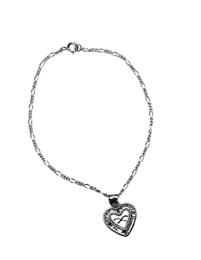 Pulsera Limerence by Claudia Herrera de plata P 925 Corazon Infinito con acabado pulido