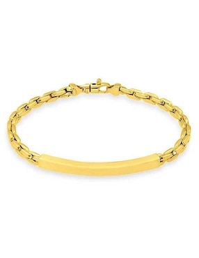 Pulsera Joyerías Bizzarro de oro 14 k con acabado brillante
