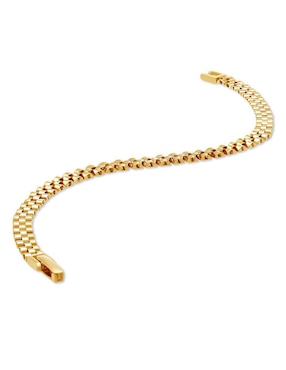 Pulsera Joyerías Bizzarro de oro amarillo 14 K con acabado