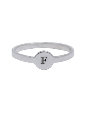 Anillo Teresa Díaz Joyería Mexicana P 925 de plata brillante