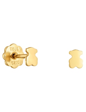 Broqueles de oso Tous de oro amarillo 18 k con acabado brillante