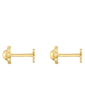 Broqueles de oso Tous de oro amarillo 18 k con acabado brillante