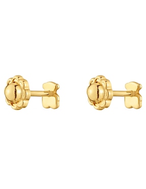Broqueles de oso Tous de oro amarillo 18 k con acabado brillante