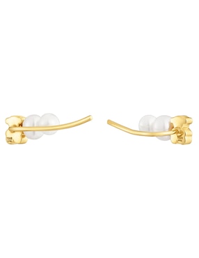 Piercing de oso Tous Sweet Dolls de oro 18 k con acabado brillante perla