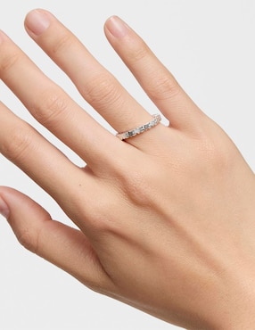 Anillo de oso Tous Straight P 925 de plata brillante