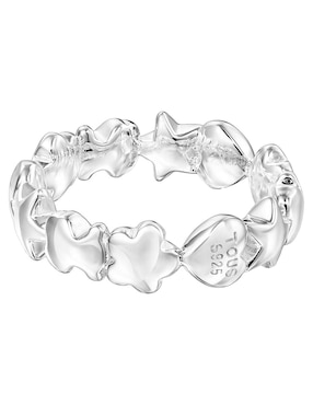 Anillo de oso Tous Mini Icons P 925 de plata brillante
