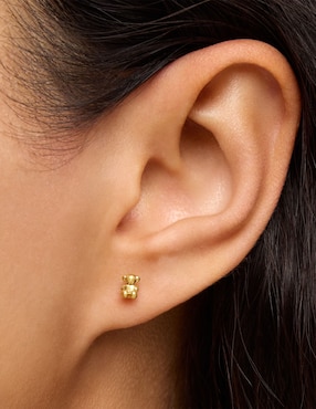 Broqueles de oso Oso Tous de oro amarillo 18 K con acabado brillante