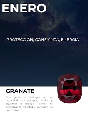Broqueles Cristal Joyas de oro amarillo 14 K granate