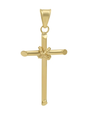 Dije de cruz Cristal Joyas sin colección de oro 14 K