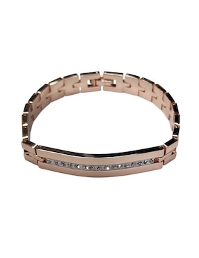Brazalete Limerence by Claudia Herrera Luxury con acabado baño de oro rosa 14 k
