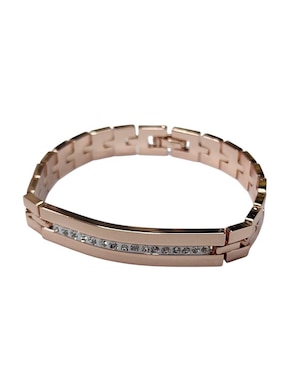 Brazalete Limerence by Claudia Herrera Luxury con acabado baño de oro rosa 14 k