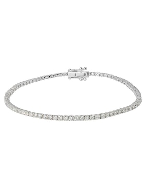 Brazalete Smiling Rocks de oro blanco 14 k essential