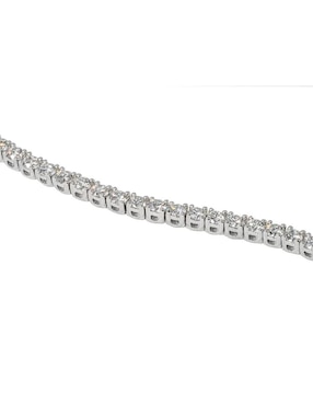 Brazalete Smiling Rocks de oro blanco 14 k essential
