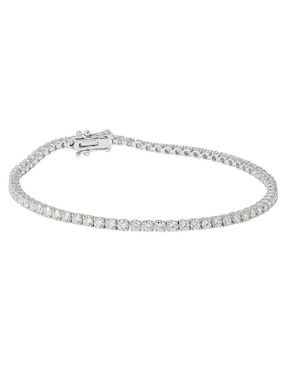 Brazalete Smiling Rocks de oro blanco 14 k essential