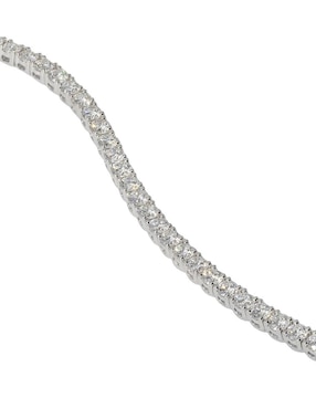 Brazalete Smiling Rocks de oro blanco 14 k essential