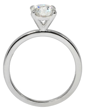 Solitario de oro blanco 14 k Smiling Rocks Solitaire Petite
