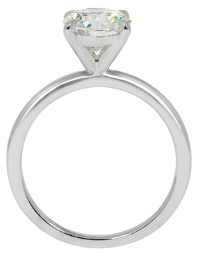 Solitario de oro blanco 14 k Smiling Rocks Solitaire Petite