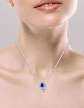 Collar de gota Fascinare Fulvia de oro 14 K