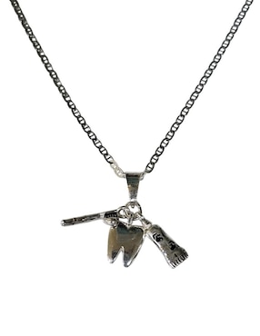 Collar de muela Limerence By Claudia Herrera Dentista de plata P 925