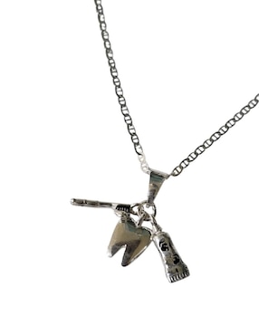 Collar de muela Limerence By Claudia Herrera Dentista de plata P 925