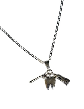 Collar de muela Limerence By Claudia Herrera Dentista de plata P 925