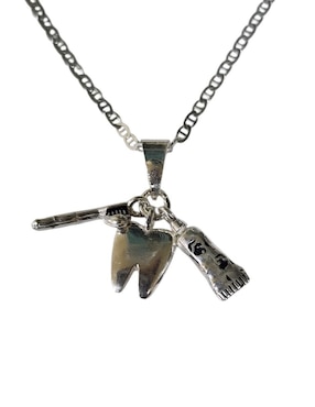 Collar de muela Limerence By Claudia Herrera Dentista de plata P 925