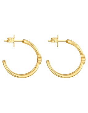 Aretes de oso Tous Icon Color Lgg de plata P925 con acabado brillante rubí