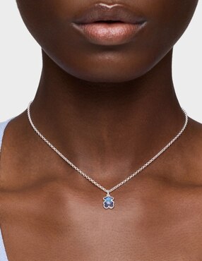 Collar con dije de oso Tous Icon Color Lgg de plata P925