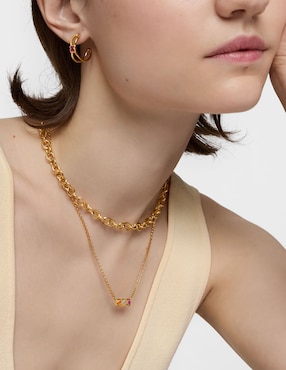 Collar oso Tous Icon Color Lgg de plata P 925