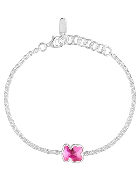 Pulsera Tous de plata con espinela p 925 Icon Color Lgg con acabado brillante