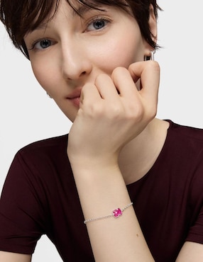 Pulsera Tous de plata con espinela p 925 Icon Color Lgg con acabado brillante