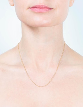 Cadena Joyerías Bizzarro de oro amarillo 14 K