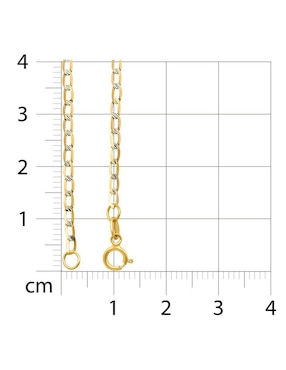 Cadena Joyerías Bizzarro de oro amarillo 14 K