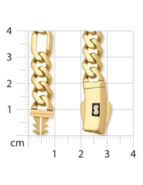 Cadena Joyerías Bizzarro de oro amarillo 14 K