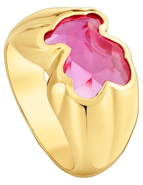 Anillo de oso Tous Icon Color LGG P 925 de plata rubí brillante
