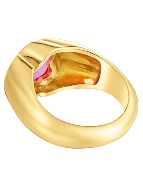 Anillo de oso Tous Icon Color LGG P 925 de plata rubí brillante