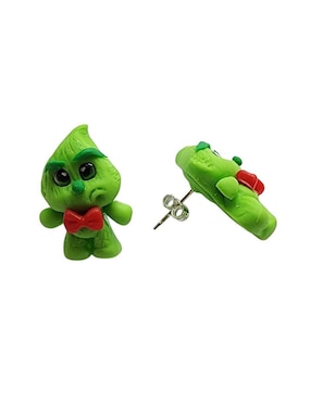 Aretes y collar Limerence by Claudia Herrera Grinch Navidad de plata P925