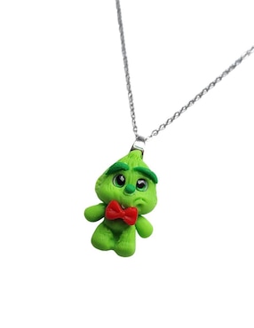 Collar navidad Limerence By Claudia Herrera Grinch de plata P 925
