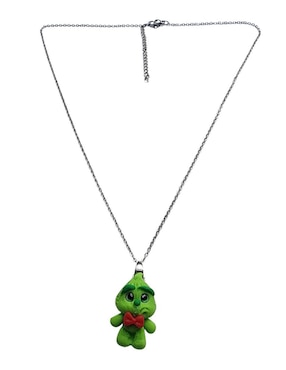 Collar navidad Limerence By Claudia Herrera Grinch de plata P 925